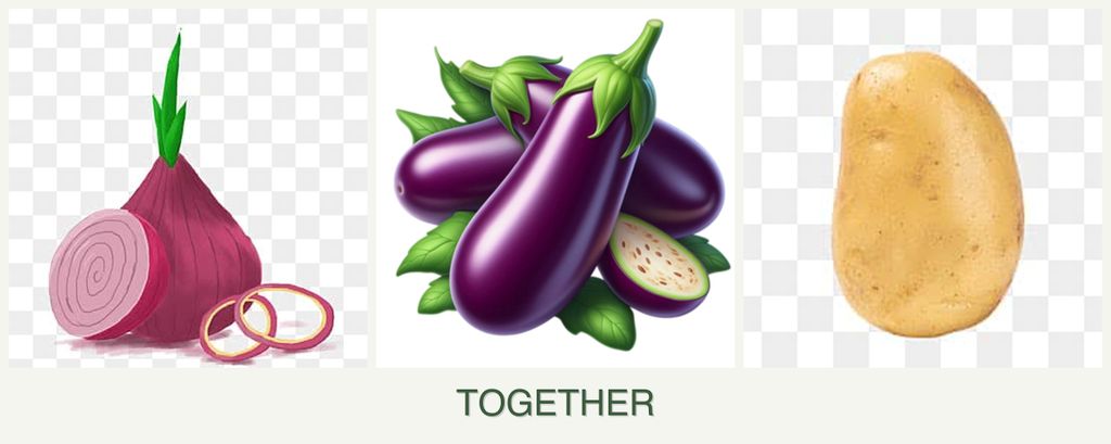 Can you plant onions, eggplant and potatoes together?