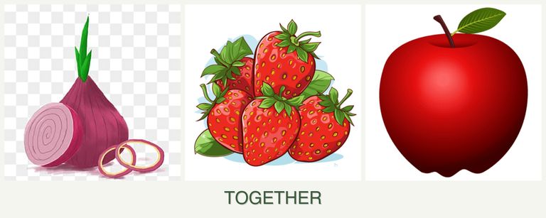 Can you plant onions, strawberries and apples together?