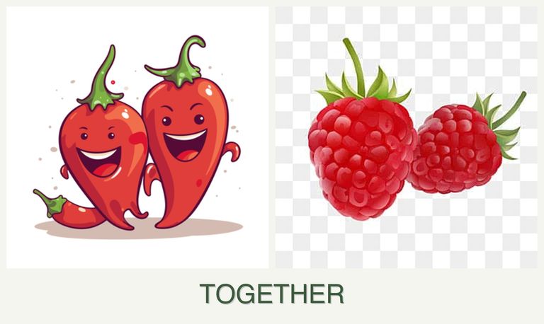 Can you plant peppers and raspberries together?