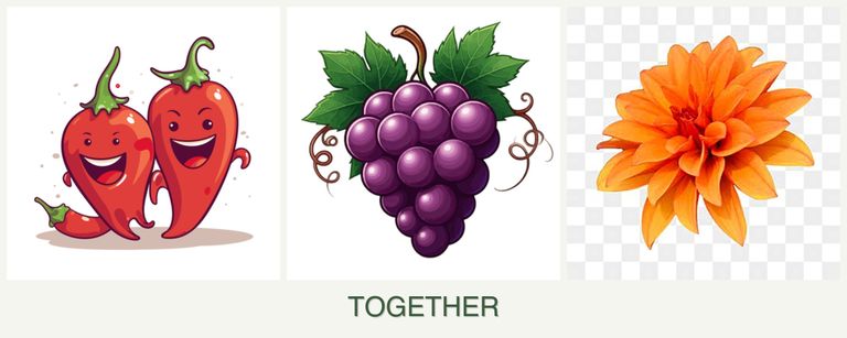 Can you plant peppers, grapes and dahlias together?