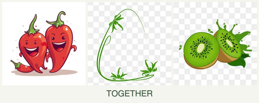 Can you plant peppers, tarragon and kiwi together?