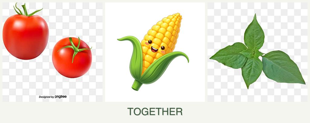Can you plant tomatoes, corn and basil together?