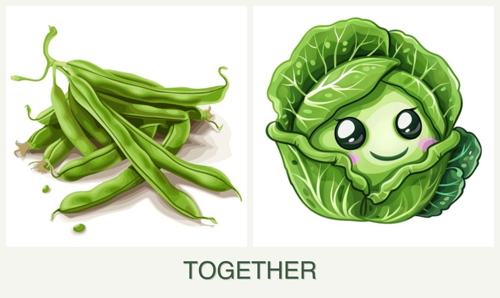 Can you plant beans and cabbage together?