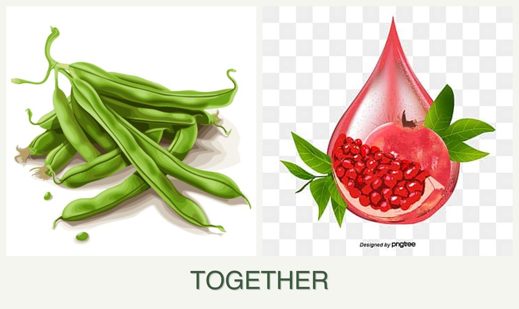 Can you plant beans and pomegranates together?
