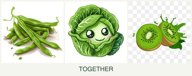 Can you plant beans, cabbage and kiwi together?