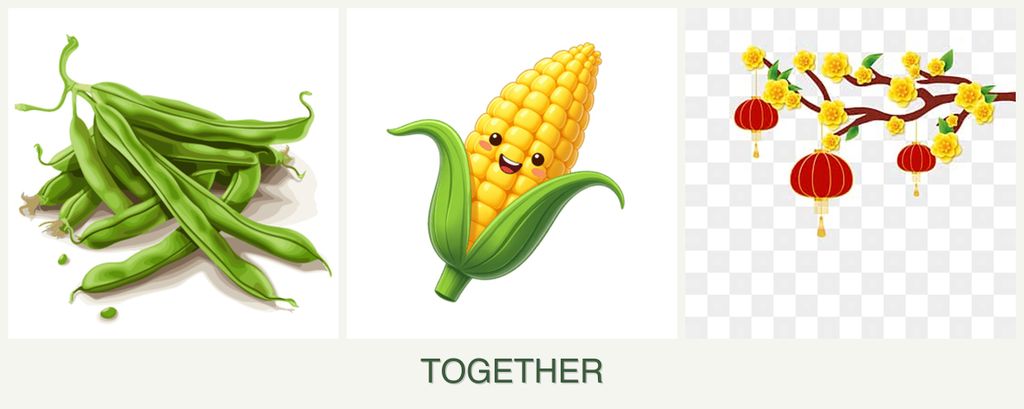 Can you plant beans, corn and apricots together?