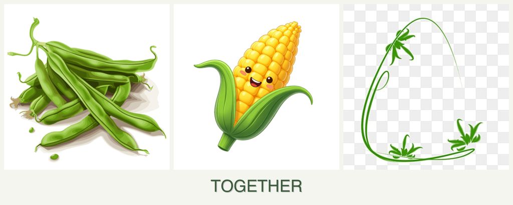 Can you plant beans, corn and tarragon together?