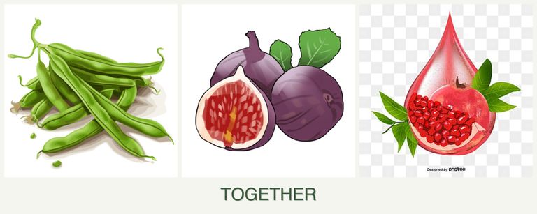 Can you plant beans, figs and pomegranates together?