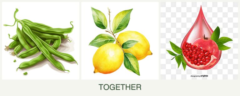 Can you plant beans, lemons and pomegranates together?