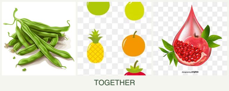 Can you plant beans, pears and pomegranates together?