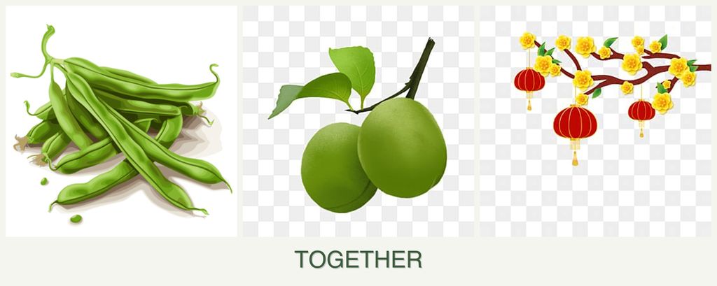 Can you plant beans, plums and apricots together?