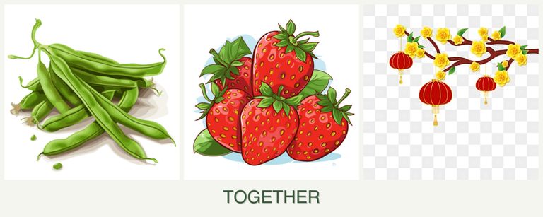 Can you plant beans, strawberries and apricots together?