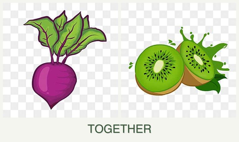 Can you plant beets and kiwi together?