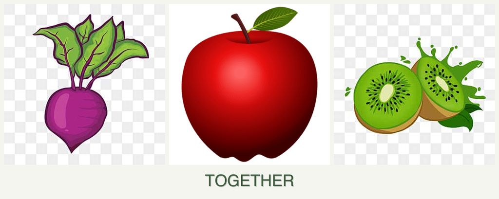 Can you plant beets, apples and kiwi together?