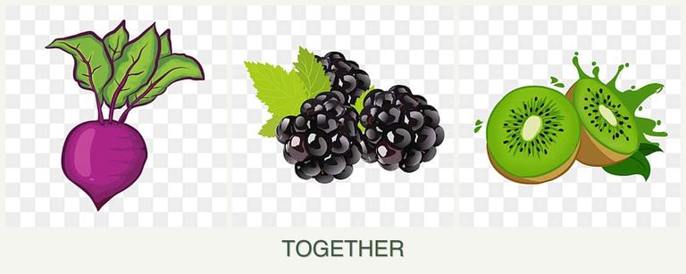 Can you plant beets, blackberries and kiwi together?