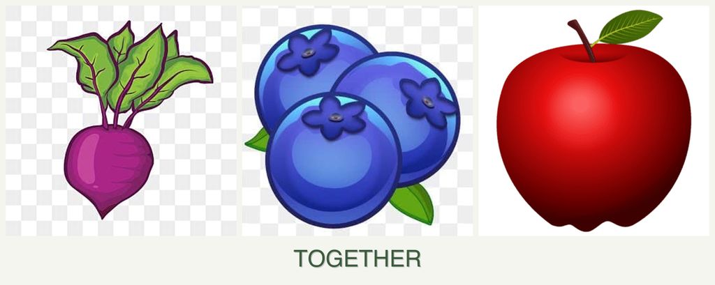 Can you plant beets, blueberries and apples together?