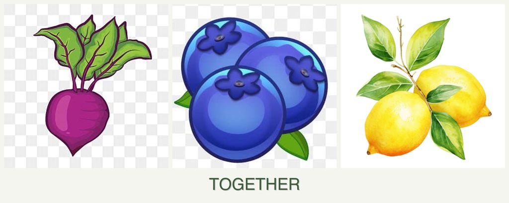 Can you plant beets, blueberries and lemons together?