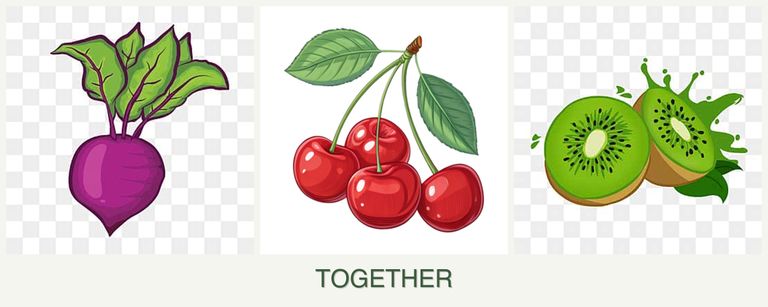 Can you plant beets, cherries and kiwi together?