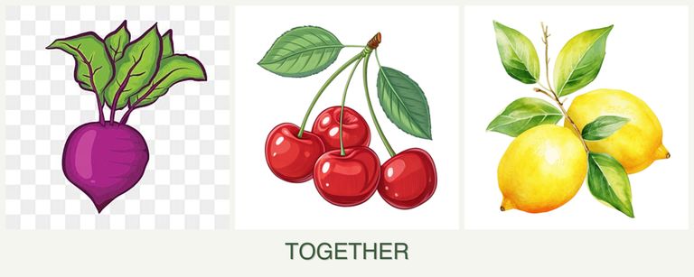 Can you plant beets, cherries and lemons together?
