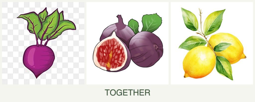 Can you plant beets, figs and lemons together?
