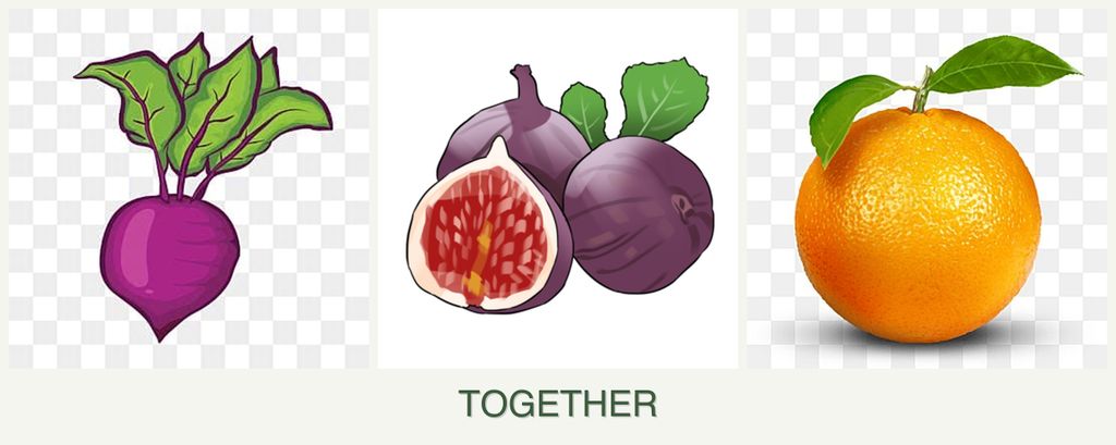 Can you plant beets, figs and oranges together?