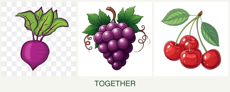Can you plant beets, grapes and cherries together?