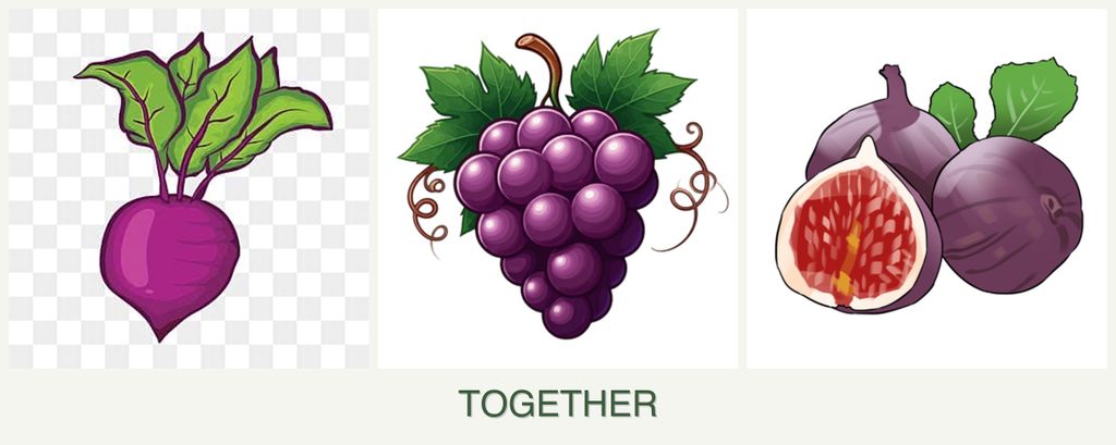 Can you plant beets, grapes and figs together?
