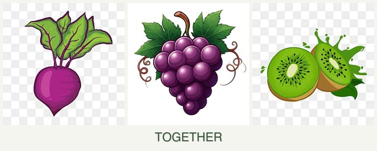Can you plant beets, grapes and kiwi together?