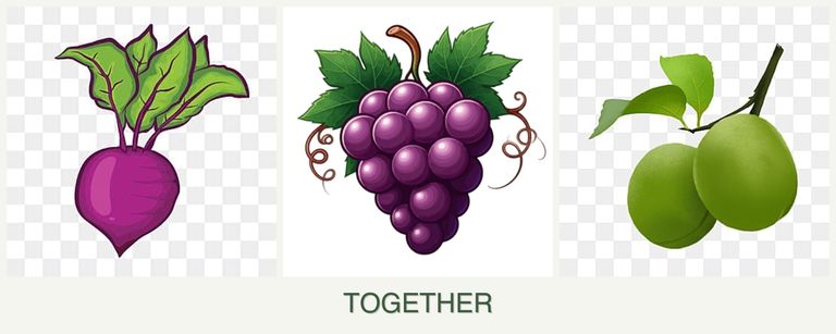 Can you plant beets, grapes and plums together?