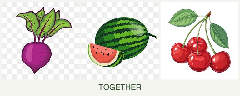Can you plant beets, melons and cherries together?