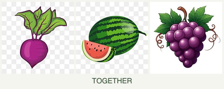 Can you plant beets, melons and grapes together?