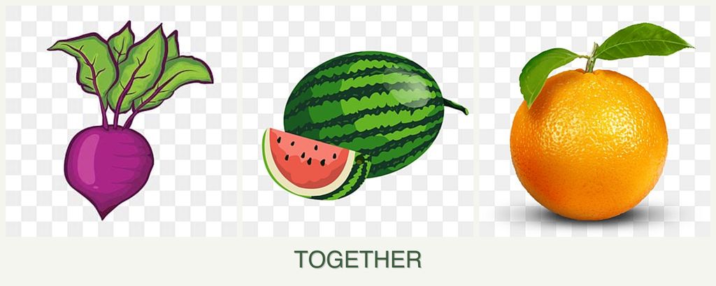 Can you plant beets, melons and oranges together?