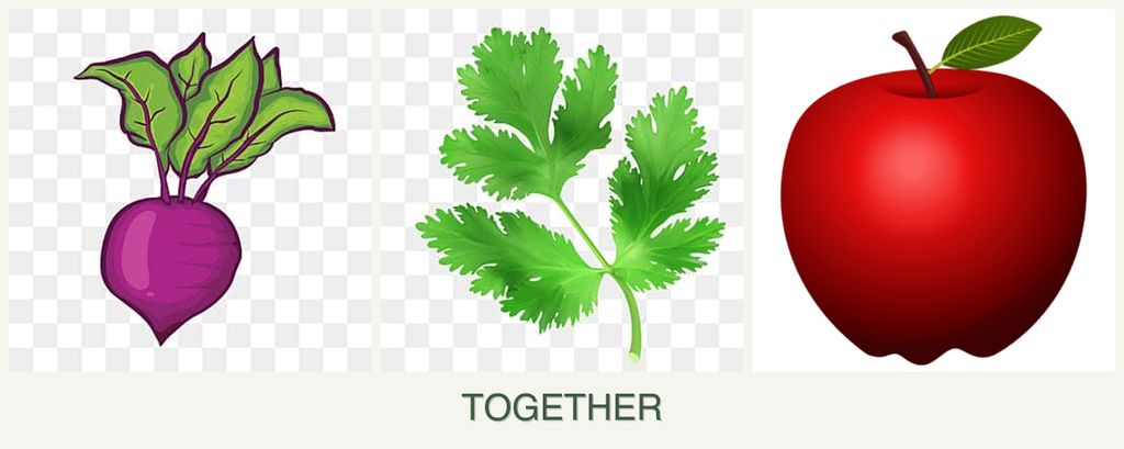 Can you plant beets, parsley and apples together?