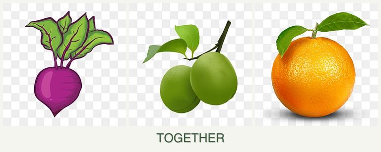 Can you plant beets, plums and oranges together?