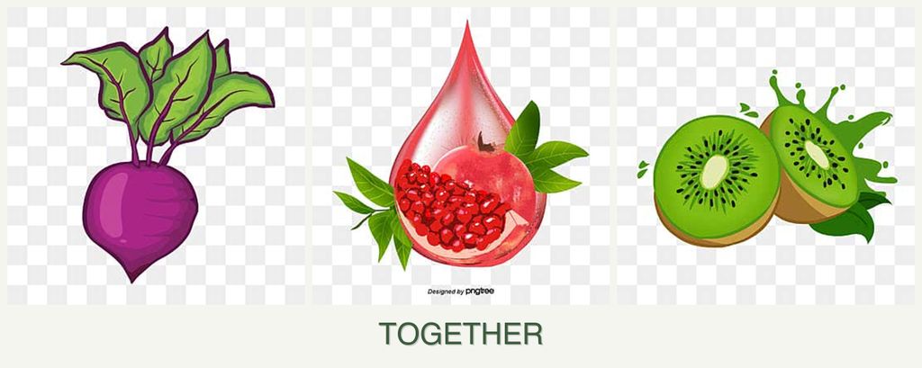 Can you plant beets, pomegranates and kiwi together?