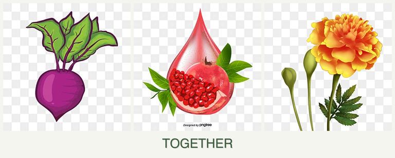 Can you plant beets, pomegranates and marigolds together?