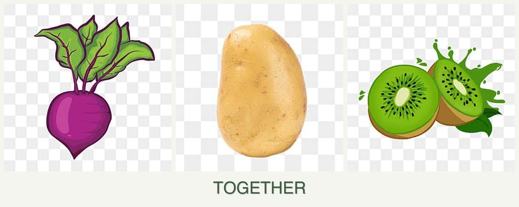 Can you plant beets, potatoes and kiwi together?