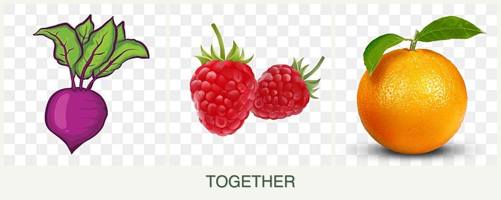 Can you plant beets, raspberries and oranges together?