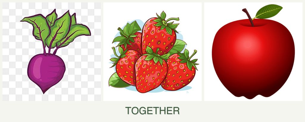 Can you plant beets, strawberries and apples together?