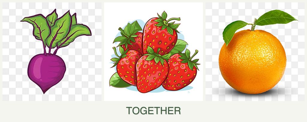 Can you plant beets, strawberries and oranges together?