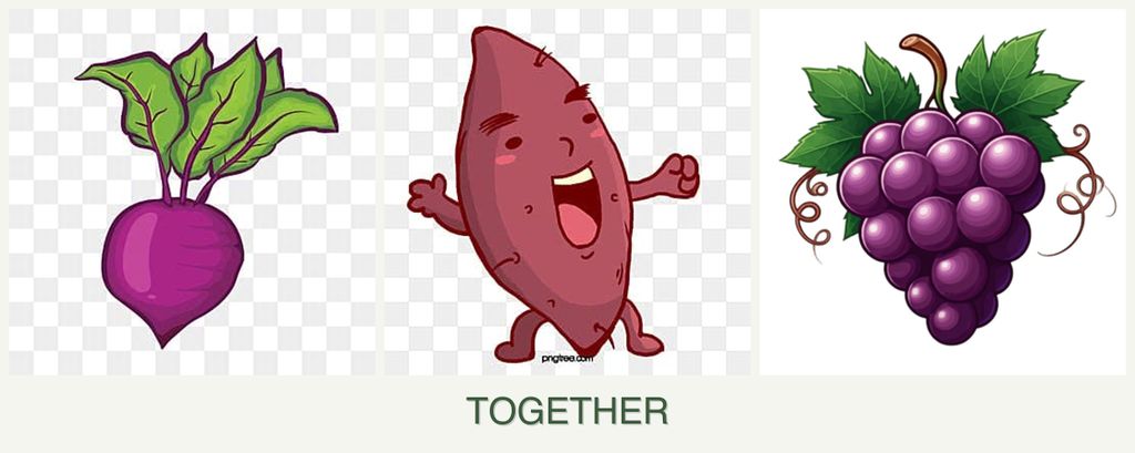 Can you plant beets, sweet potatoes and grapes together?