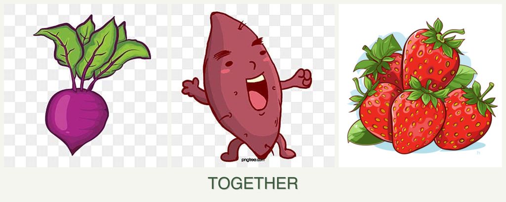 Can you plant beets, sweet potatoes and strawberries together?