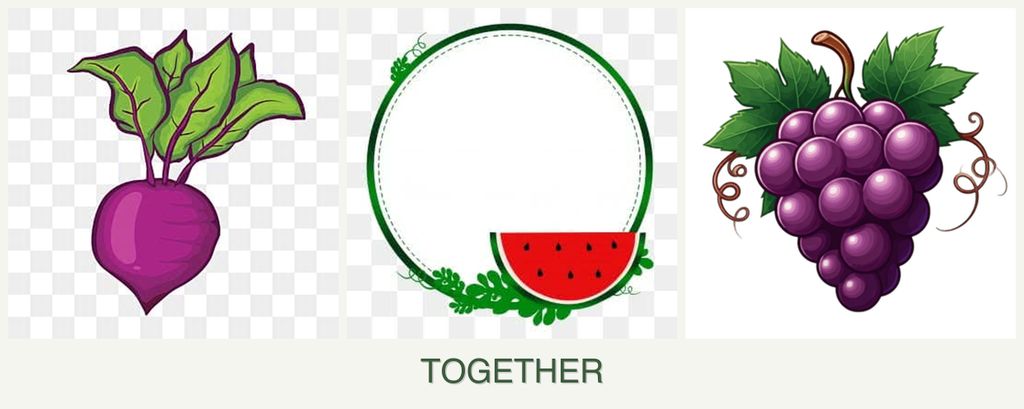 Can you plant beets, watermelons and grapes together?