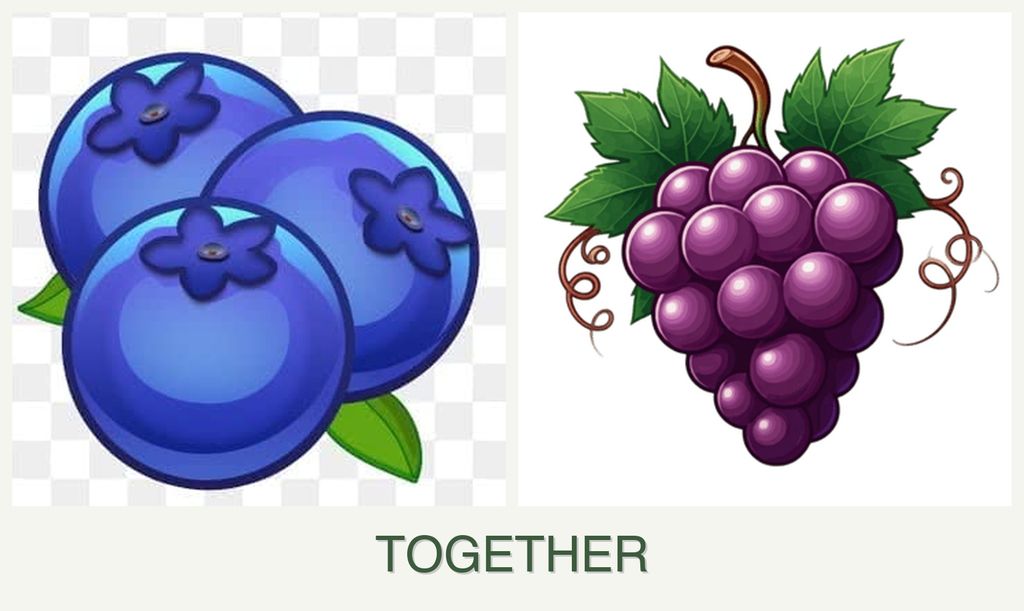 Can you plant blueberries and grapes together?