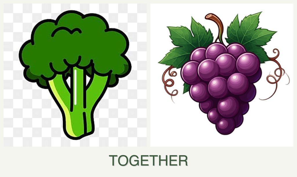 Can you plant broccoli and grapes together?