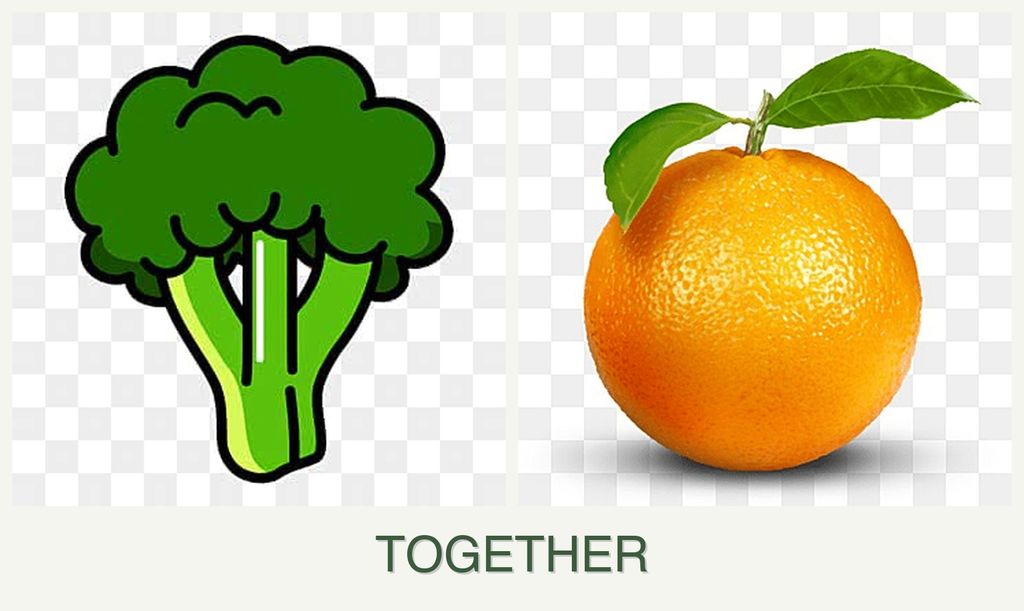 Can you plant broccoli and oranges together?