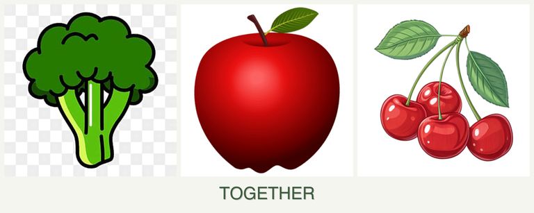 Can you plant broccoli, apples and cherries together?