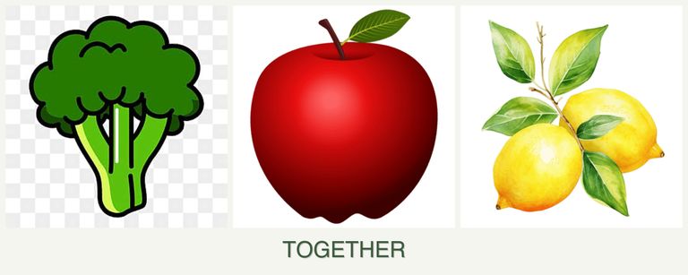 Can you plant broccoli, apples and lemons together?