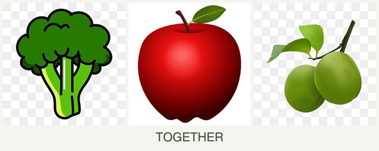 Can you plant broccoli, apples and plums together?