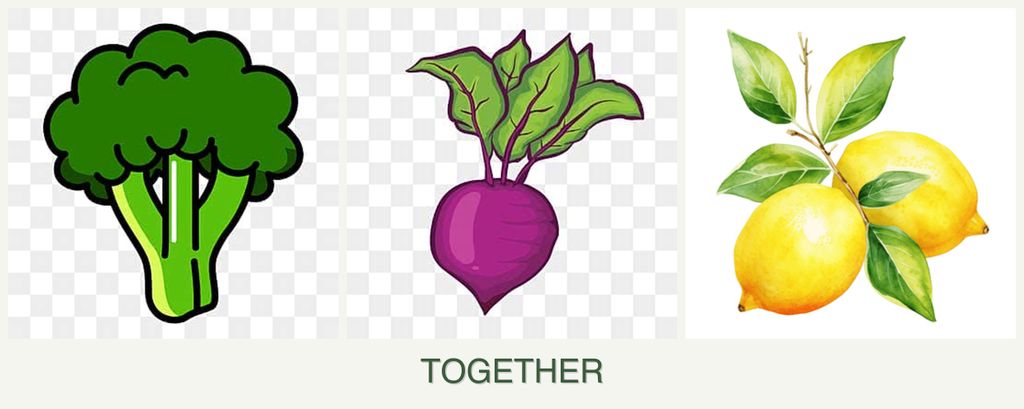 Can you plant broccoli, beets and lemons together?